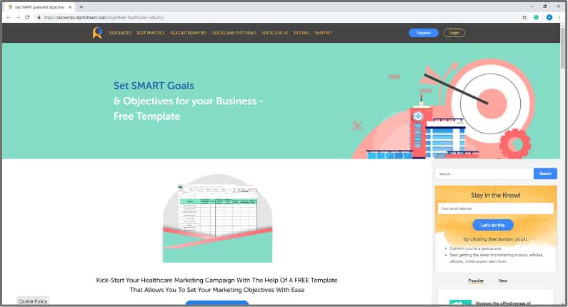 objectives for free templates