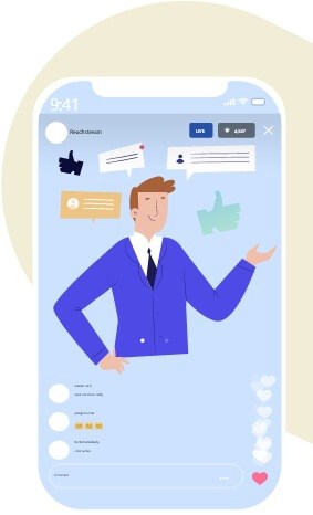 social media marketing through live video