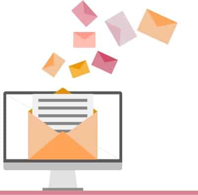 through email campaigns