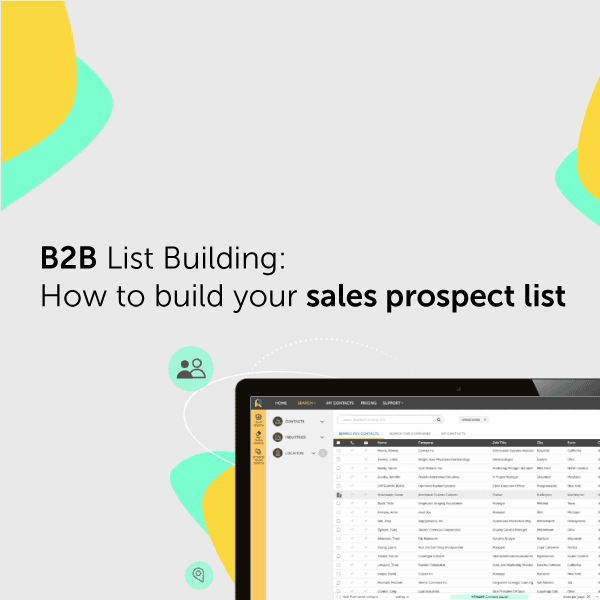 online b2b list building