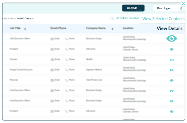 Create your prospecting lists with ReachStream