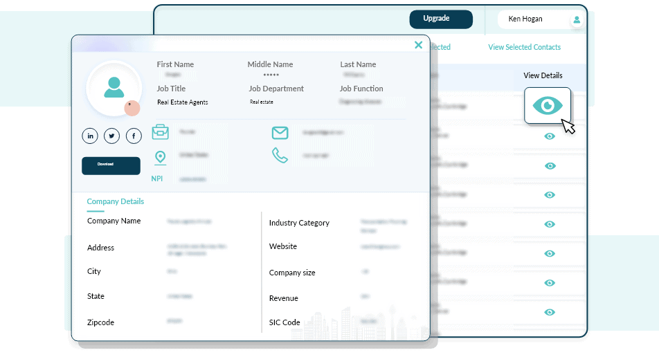 Build your B2B contact list