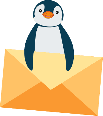 Penguin with Envelope