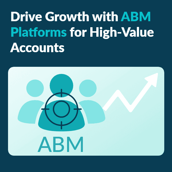 ABM Process for Engaging High Value Accounts Visual representation of ABM strategy with Identify, Expand, and Land phases.