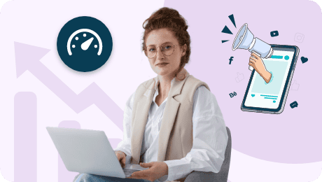 Professional using B2B data tools to boost digital marketing performance and engagement