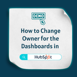 Change Owner for the Dashboards Feature Change Owner for the Dashboards - Feature