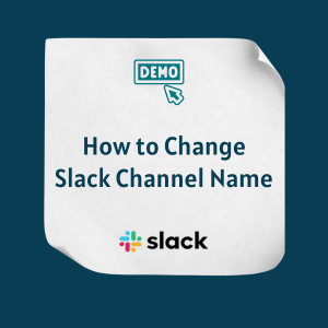 How to Change Slack Channel Name Feature How to Change Slack Channel Name