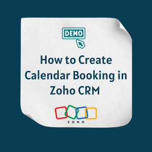 How to Create Calendar Booking in Zoho CRM