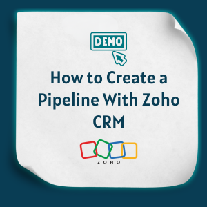 How to Create a Pipeline With Zoho CRM feature How to Create a Pipeline With Zoho CRM feature