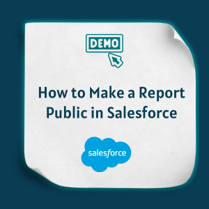How to Make a Report Public in Salesforce Feature How to Make a Report Public in Salesforce Feature