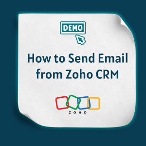 How to Send Email from Zoho CRM feature How to Send Email from Zoho CRM