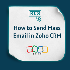 How to Send Mass Email in Zoho CRM feature How to Send Mass Email in Zoho CRM