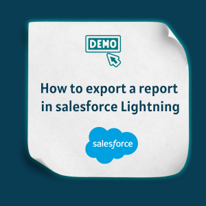How to export a report in salesforce Lightning Feature How to export a report in salesforce Lightning- Feature