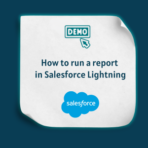 How to run a report in Salesforce Lightning Feature 1 How to run a report in Salesforce Lightning -Feature