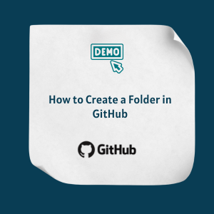 How to Create a Folder in GitHub FE How to Create a Folder in GitHub
