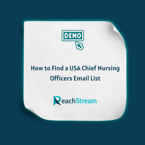 How to Find a USA Chief Nursing Officers Email List - Feature