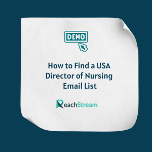How to Find a USA Director of Nursing Email List FE How to Find a USA Director of Nursing Email List