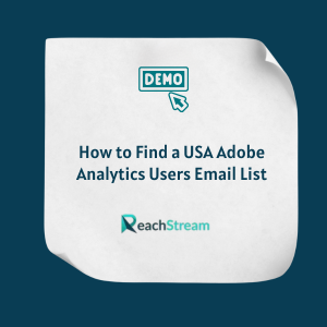 How to Find a USA Adobe Analytics Users Email List FE How to Find a USA Adobe Analytics Users Email List