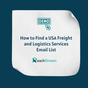 How to Find a USA Freight and Logistics Services Email List
