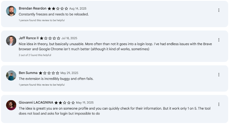 Zoominfo Chrome extension reviews