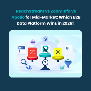 ReachStream vs ZoomInfo vs Apollo for Mid Market Which B2B Data Platform Wins in 2026 1 ReachStream vs ZoomInfo vs Apollo for Mid-Market Which B2B Data Platform Wins in 2026