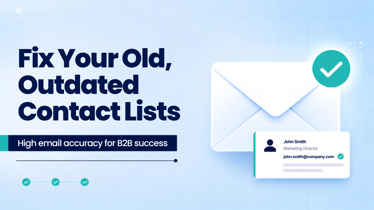 How to Update and Fix Your Old, Outdated Contact Lists