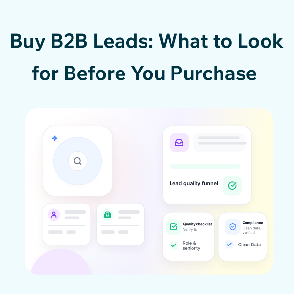 What to Check Before Purchasing B2B Leads The Ultimate Guide to Buying High-Quality B2B Leads