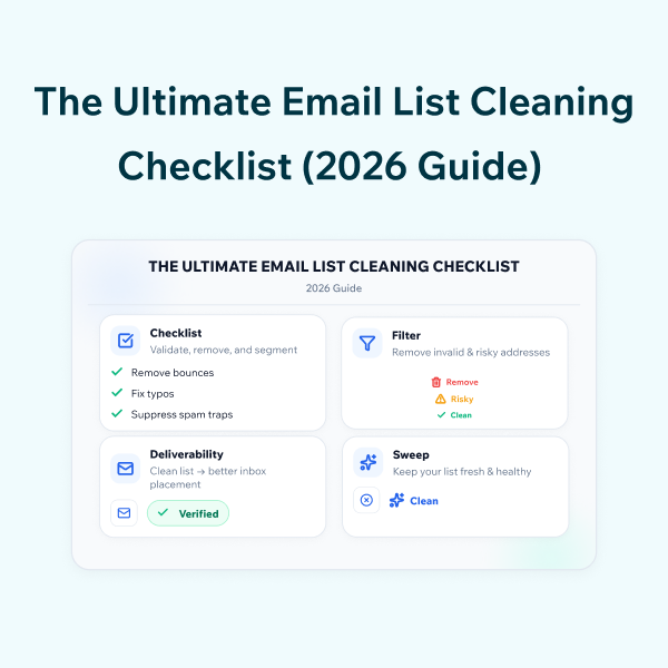 A Step by Step Cleaning Checklist for 2026 How to Clean an Email List: The Ultimate 2026 Checklist