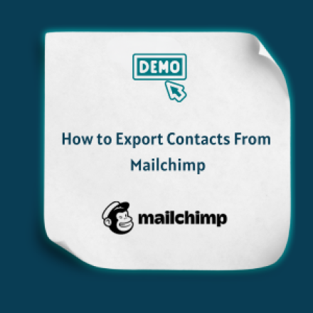 How to Export Contacts From Mailchimp - Feature