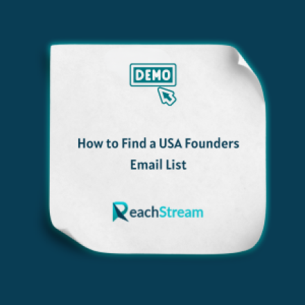 How to Find a USA Founders Email List - Feature