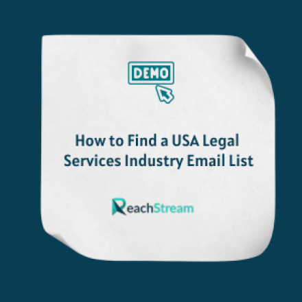 How to Find a USA Legal Services Industry Email List